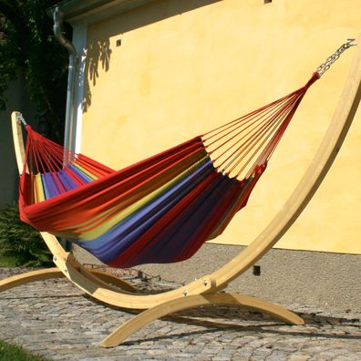 MacaMex Hängematte mit Gestell Siesta Grande Deluxe Verano Set Hängematte