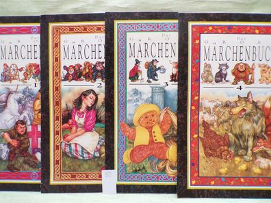 4x Das große Märchenbuch SC 38,5x26cm Anytime Books 1995 Rumpelstilzchen Glasberg