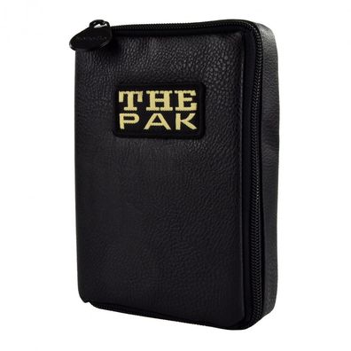 Darttasche - The Pak Leder deluxe - schwarz - 18 x 10cm