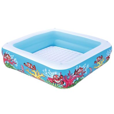 Aufblasbarer Pool mit abnehmbarem Planschbecken - 147 x 147 x 122cm