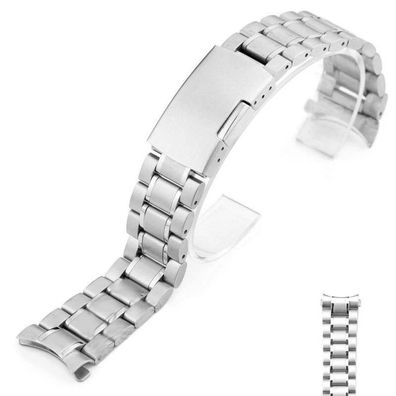 Luxus Edelstahl Metall Uhrenarmband Armband Band Ersatz Für 18mm