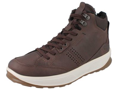 ECCO Byway 2.0 Herren Winterstiefel gefüttert dunkelbraun geöltes Nubukleder