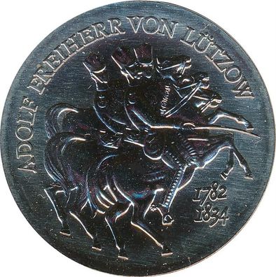 DDR 5 Mark 1984 A Adolf Freiherr von Lü?tzow*