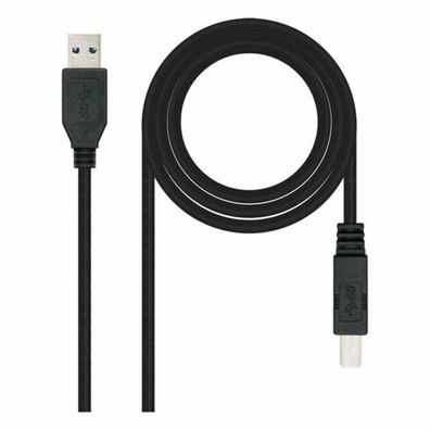 Nanocable 10.01.0802-Bk Usb Cable 2 M Usb 3.2 Gen 1 3.1 Gen 1 Usb A Usb B Black