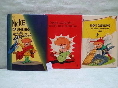 3x Nicke Däumling erlebt den Frühling Zirkusleute sonderbaren Traum Litho Lito