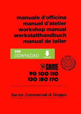 Werkstatthandbuch für die Same Alfa Laser 90 100 110 130 150 170