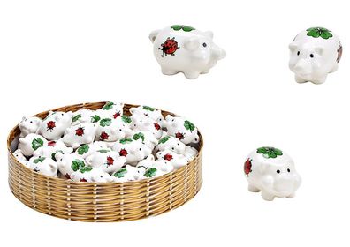 Inge-Glas Glücksschwein aus Porzellan