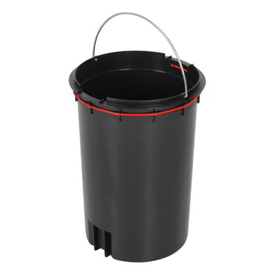 Hailo Inneneimer 12l aus Kunststoff schwarz fuer Harmony M