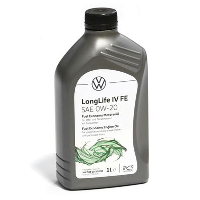 Original VW Motoröl 1L Longlife4 SAE 0W20 VW Norm 50800 50900 Öl GS65577C2EUR