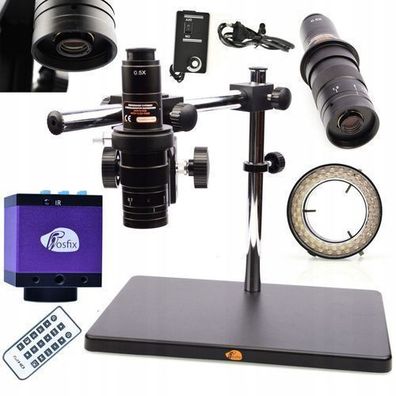 Rosfix Set Digitalmikroskop Earth Pro 7–45x mit LED-Ringlicht & Kamera