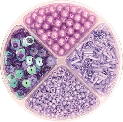 KNORR prandell 216116310 Perlen- und Pailletten-Mix Verpackung Höhe: 1 cm Verpackung