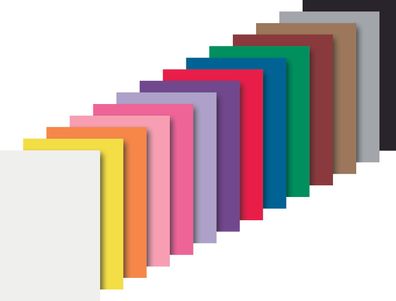 KNORR prandell 218433895 Moosgummi CreaSoft 20 x 30 x 0,2 cm weiß, dunkelgelb, orange