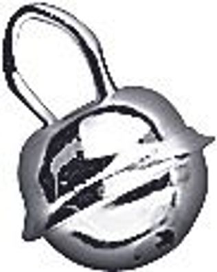 KNORR prandell 218605408 Glöckchen, Ø 9 mm, silberfarben, 5 Stück