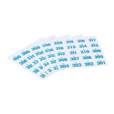WOLF & Appenzeller 400301 99 Etiketten Klebenummern Zahlen 20,0 x 24,0 mm