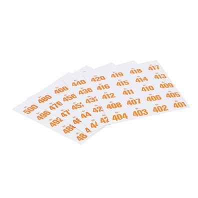 WOLF & Appenzeller 400401 99 Etiketten Klebenummern Zahlen 20,0 x 24,0 mm