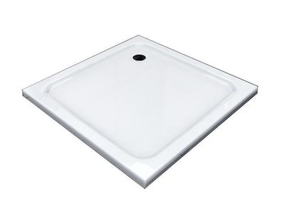 Glaszentrum Hagen Acryla 100x100x5 cm Duschtasse Quadrat + Siphon