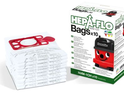 276020110/604015 Staubsaugerbeutel f. Numatic - Vlies Hepa-Flo 10er