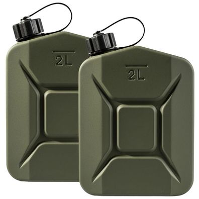 BW® Proper Kraftstoffkanister Metall Benzinkanister 2 Liter - Hergestellt in Europa