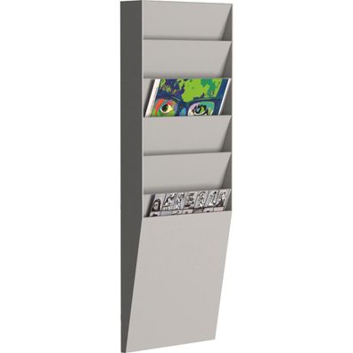 Paperflow A4V1X6.02 Sortiertafel 6 Fächer grau