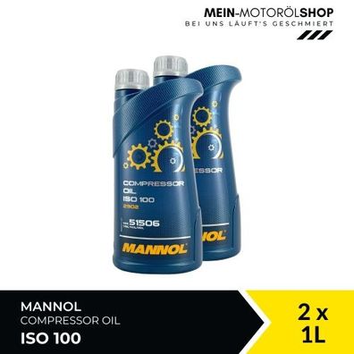Mannol Compressor Oil ISO 100 2x1 Liter