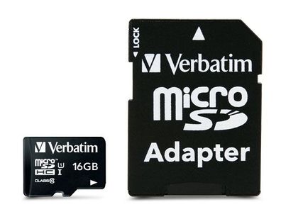 Verbatim 44082 Verbatim micro SDHC Card 16GB
