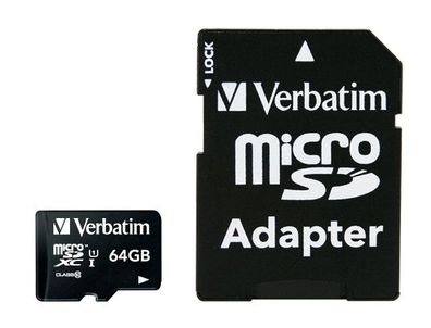 Verbatim 44084 Verbatim micro SDXC Card 64GB