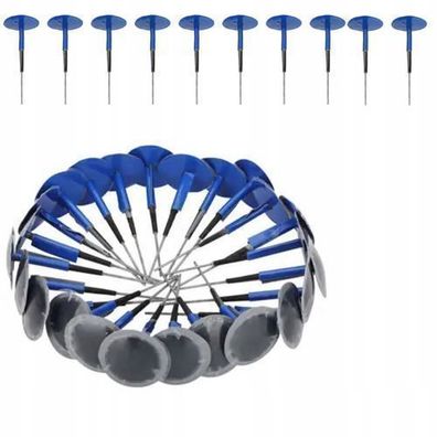 Rosfix Reifenreparaturpilz 6 mm – Kaltkleber Set 10 Stk | Ø 45 mm Patch