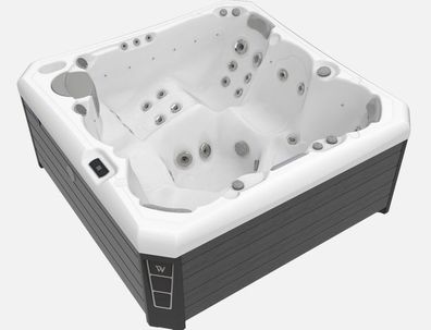 Wellis Cityline Whirlpool Malaga Life Deluxe 6 Personen 218 x 218 x 90 40 Düsen