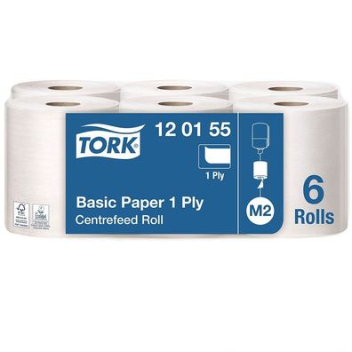 TORK 120155 6 Putztuchrollen Universal 1-lagig