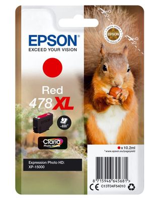 Epson C13T04F54010 Epson Tintenpatrone red Claria Photo HD 478 XL T 04F5