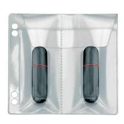 Veloflex 2er USB-Stick-Hüllen abheftbar transparent, 10 St