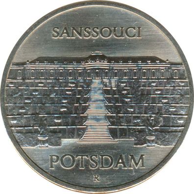 DDR 5 Mark 1986 A Schloss Sanssouci in Potsdam*