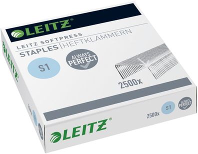 Leitz 5497-00-00 Heftklammern - Softpress, Stahl, 2500 Stück