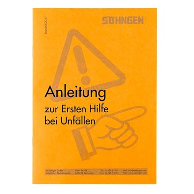 Söhngen 8001004 Erste-Hilfe-Anleitung