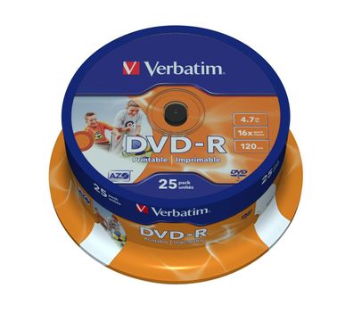 Verbatim 43538 VerbatimDVD-R 4,7GB 16x 25er