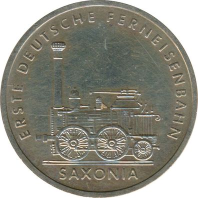 DDR 5 Mark 1988 A Erste deutsche Ferneisenbahn*