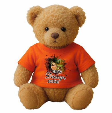 Teddyshirt, Puppen Mini T-Shirt personalisiert mit deinem Wunschmotiv