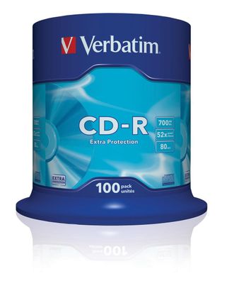Verbatim 43411 Verbatim CD-R 700MB 52x 100er