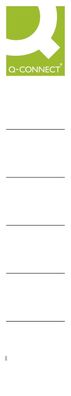 Q-Connect® KF11116 Ordnerrückenschilder - 30 x 188 mm, 10 Stück