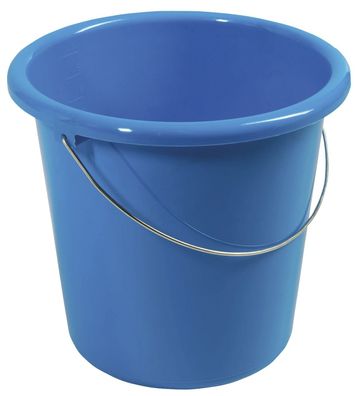 243047612 Eimer - Plastik, rund, 10 Liter, blau