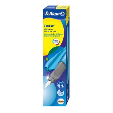 Pelikan P457 M Füllhalter Twist Frosted Blue(S)