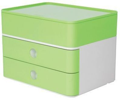 HAN 1100-80 SMART-BOX PLUS Allison Schubladenbox mit Utensilienbox - stapelbar, 2 Lad