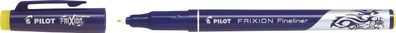 Pilot SW-FF-Y Fineliner FriXion - 0,45 mm, gelb, radierbar