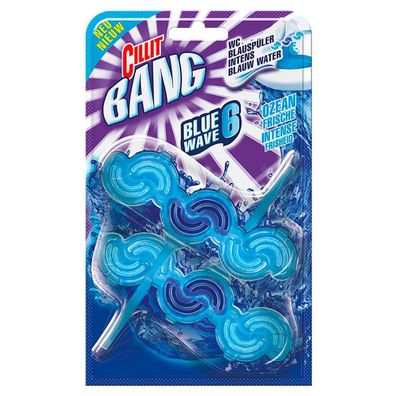 CILLIT BANG 3055954 BLUE WAVE 6 WC-Duftspüler Ozean Frische