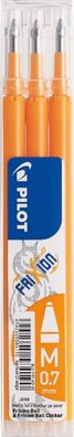 Pilot BLS-FR7-AO-S3 Tintenrollermine FriXion BLS-FR7 - 0,4 mm, apricot, 3er Pack