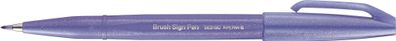 Pentel Arts SES15C-V2X PentelArts Faserschreiber Brush Sign Pen SES15, blauviolett