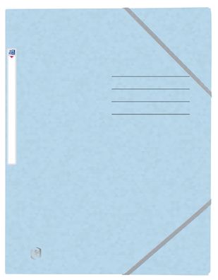 Oxford 400116359 Oxford Eckspannermappe Top File+, DIN A4, pastell blau