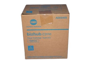 Konica Minolta TNP51C Toner Cyan A0X5455 -B