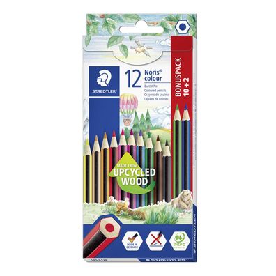 Staedtler 185 C12P Staedtler Buntstift Noris colour, 10 + 2 Kartonetui
