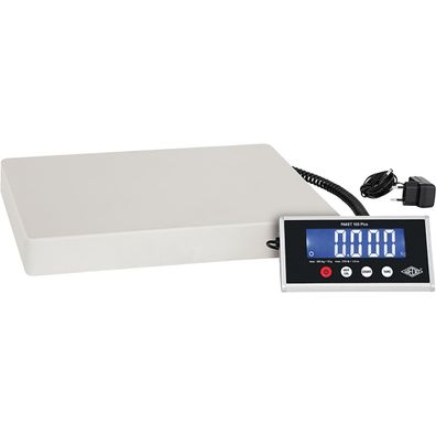 WEDO 50 7610010 Elektronische Paketwaage Paket 100 Plus, 100 kg